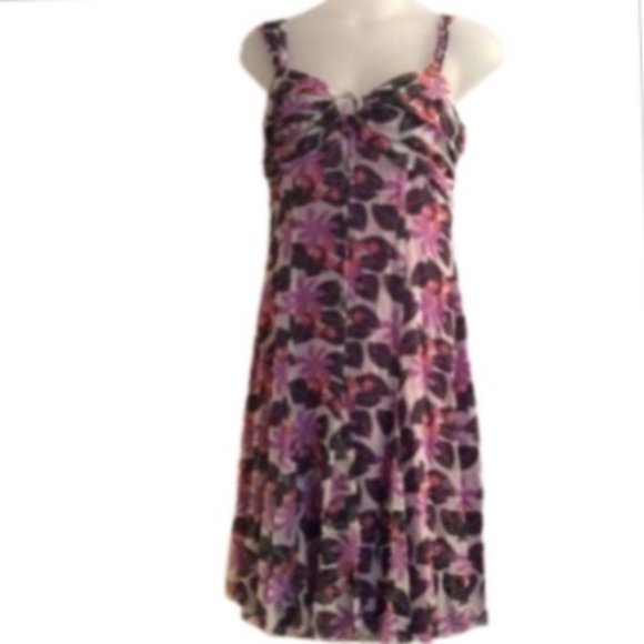 Alfani Dresses & Skirts - Alfani Silk Floral Print Dress